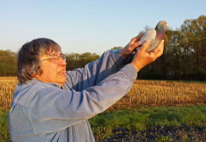 Sue Krofchik points the traveler in the right direction, photo by Elaine Nakash