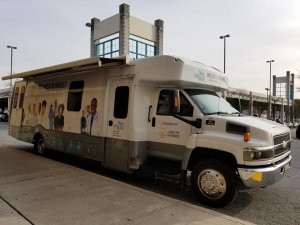 Doctor's Hospital sends a bus to perform health screenings at Be ;Doctor's Hospital sends a bus to perform health screenings at Beltway Plaza.  Photo courtesy of Beltway Plaza