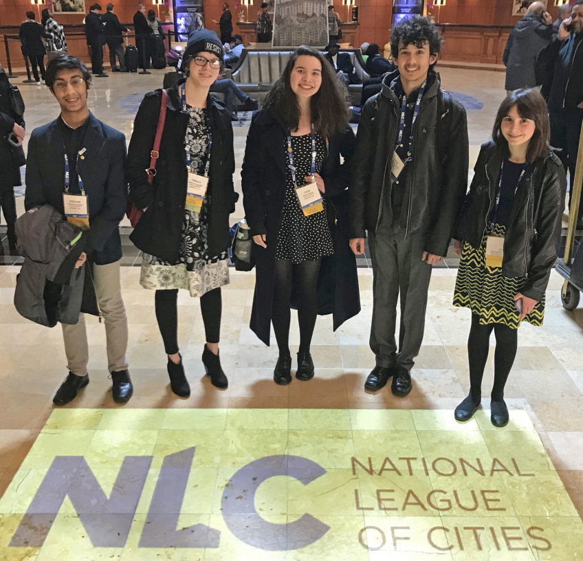 Five YAC Members Attend League of Cities Conference