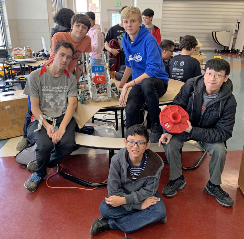 ERHS Robotics Team Wins With Focus and Persistence