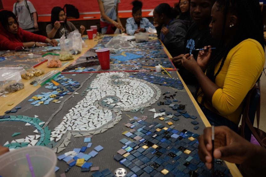 The Beauty of Dreams Evoked In ERHS Art Student Mosaic