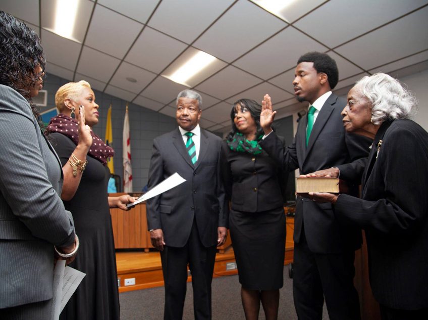 Byrd Elected and Sworn In As New Mayor of Greenbelt