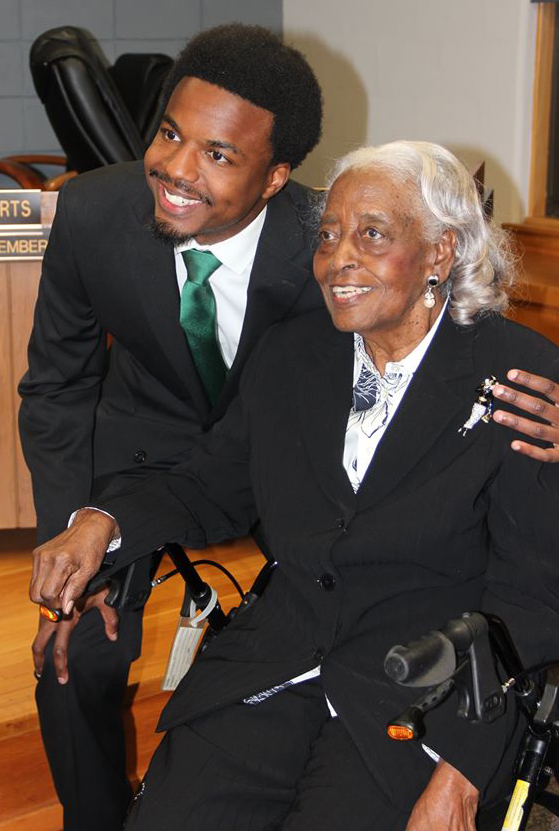 Colin Byrd and Grandmother