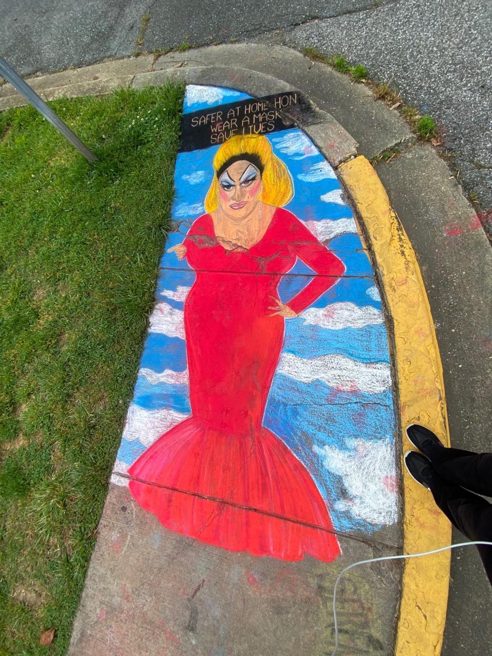 The Sidewalk Artist by Gina Buonaguro