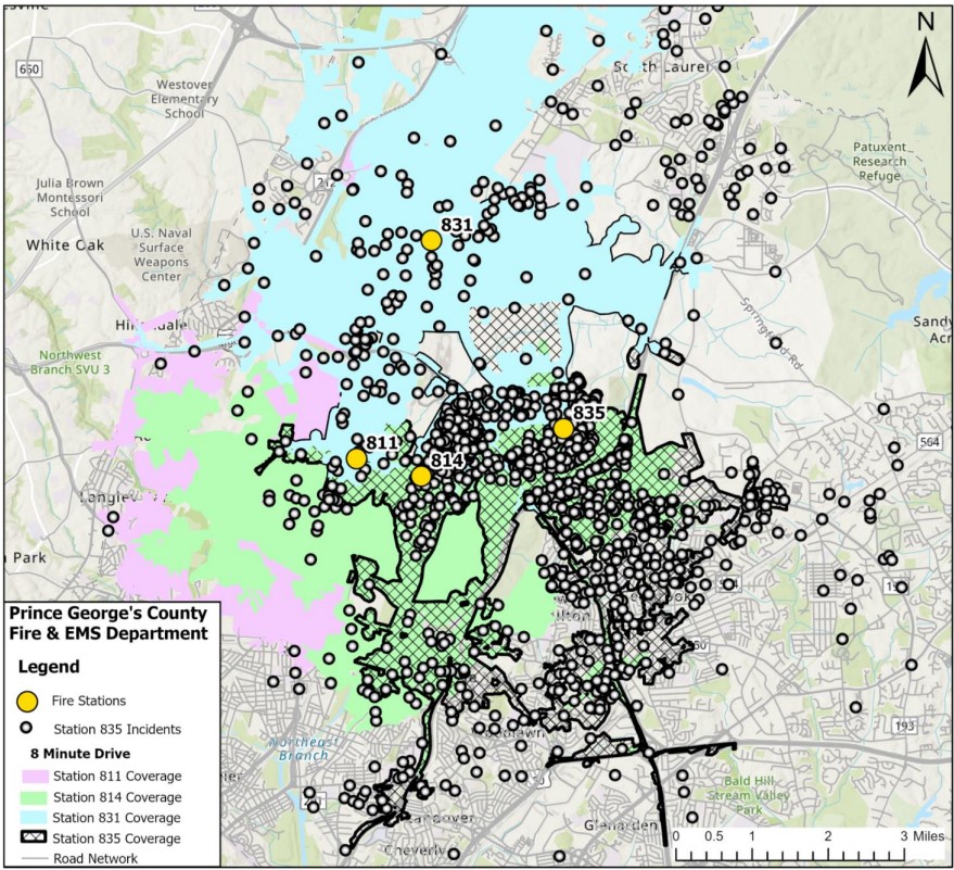 PGFD 8-minute coverage