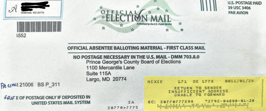 Mail-In Ballots Not Yet “Received” Cause Concern for Greenbelters